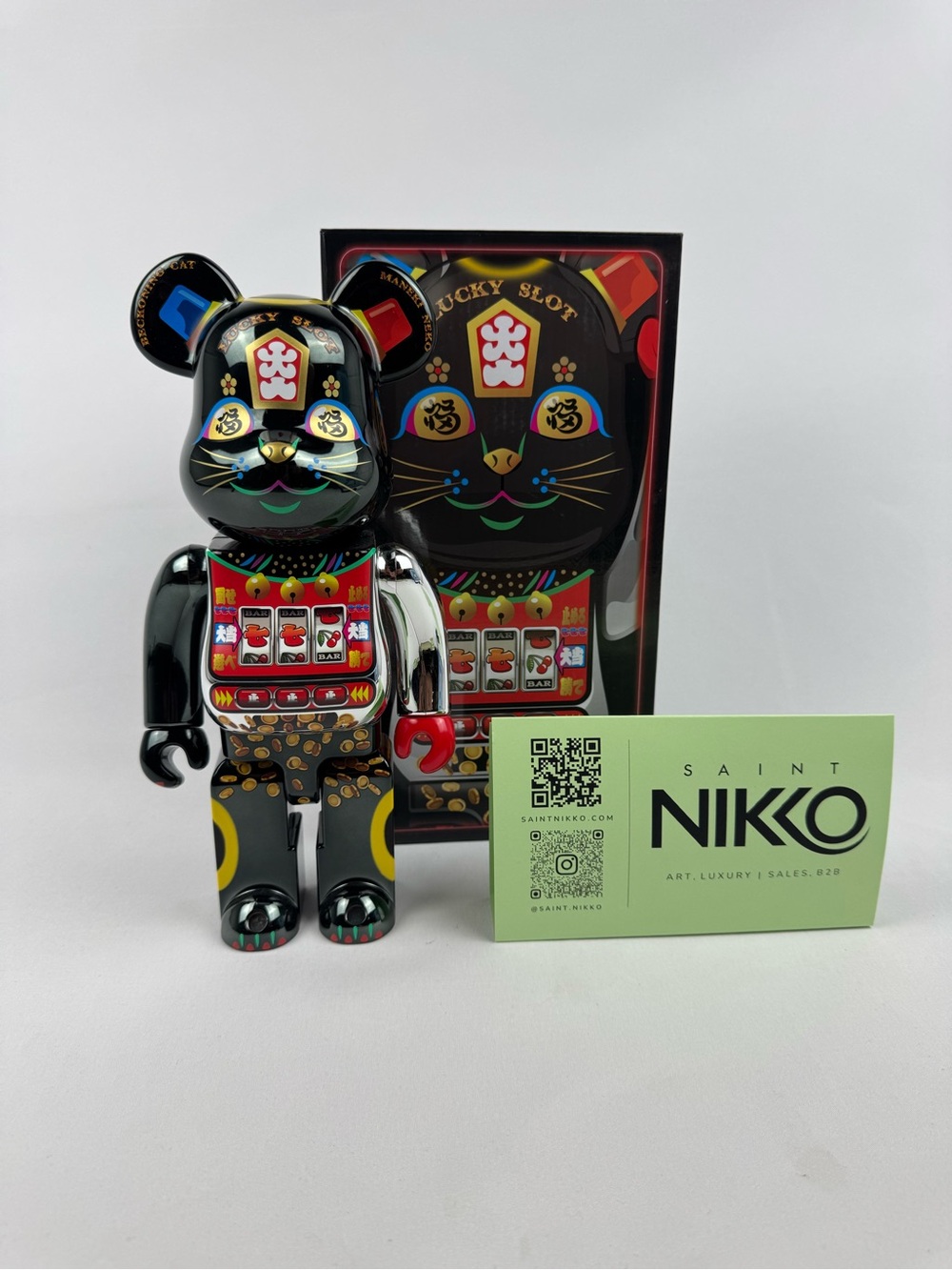 Medicom 400% Bearbrick ~ Lucky Cat Be@rbrick Manekineko